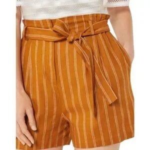 BCBG | BNWT high rise linen shorts | size small